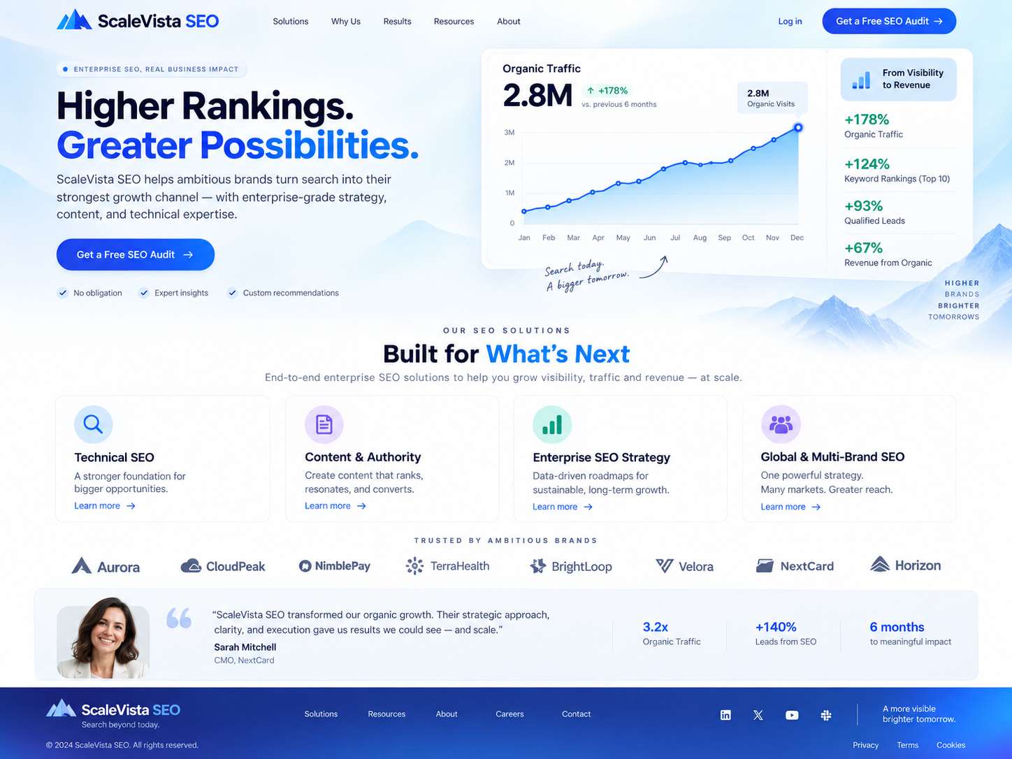 SEO portfolio project